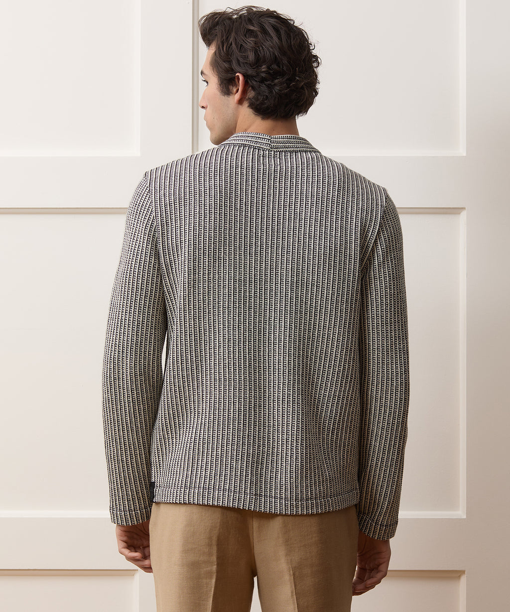 Ribbed Cotton Cardigan