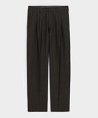 Italian Wool-Linen Pinstripe Wythe Trouser