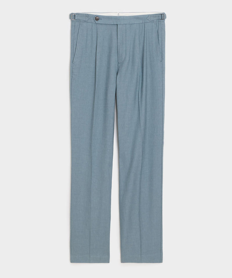 Italian Linen Side Tab Trouser