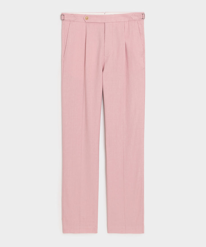 Italian Linen Side Tab Trouser