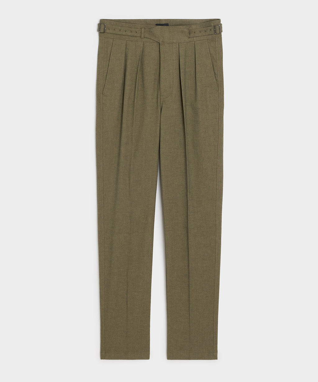 Italian Heathered Cotton Gurkha Trouser