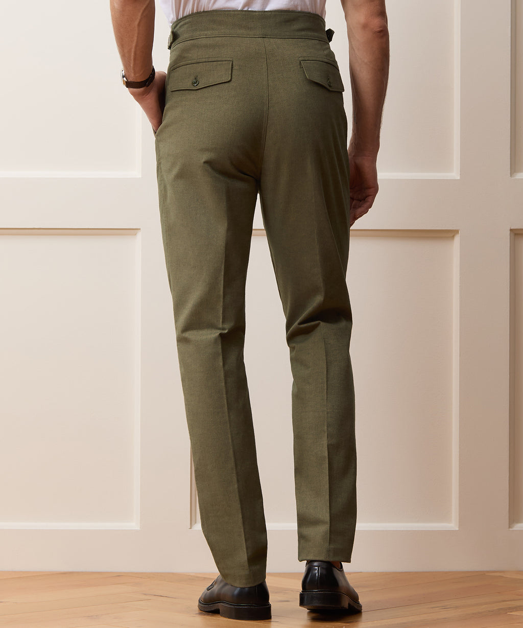 Italian Heathered Cotton Gurkha Trouser