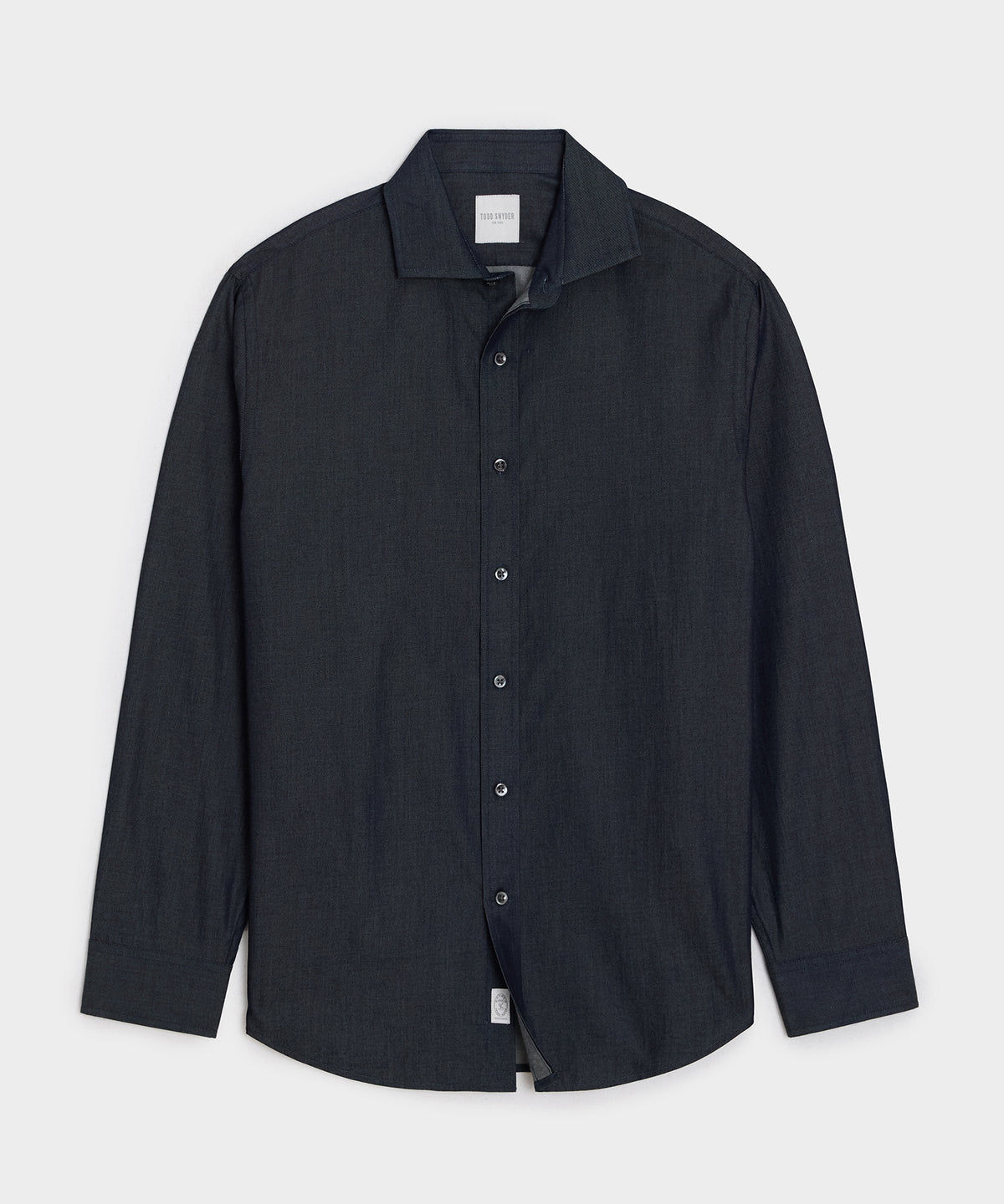 Chambray Spread Collar Dress Shirt