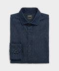 Chambray Spread Collar Dress Shirt