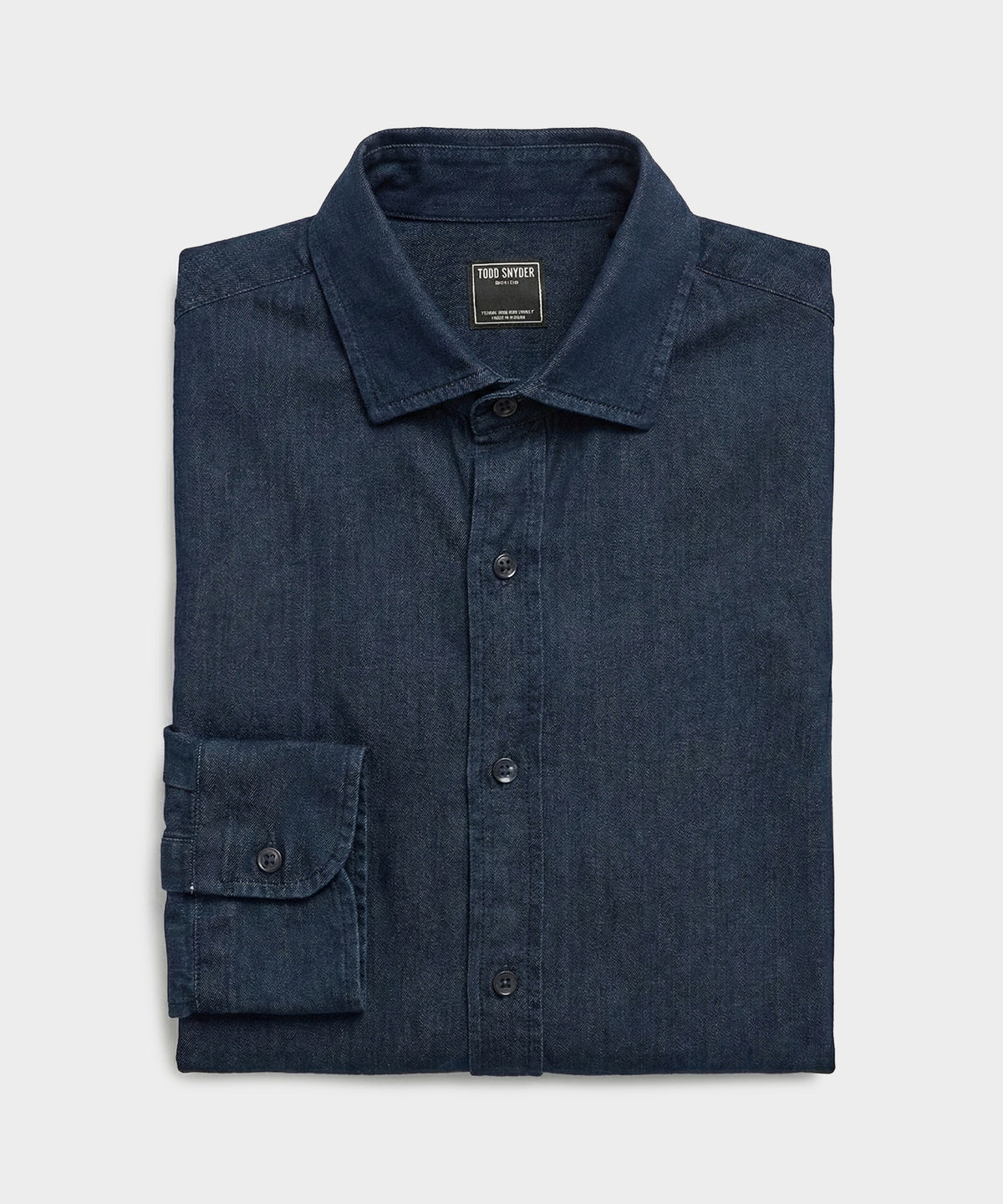 Chambray Spread Collar Dress Shirt