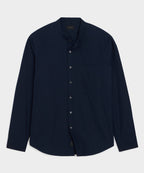 Poplin Band Collar Shirt