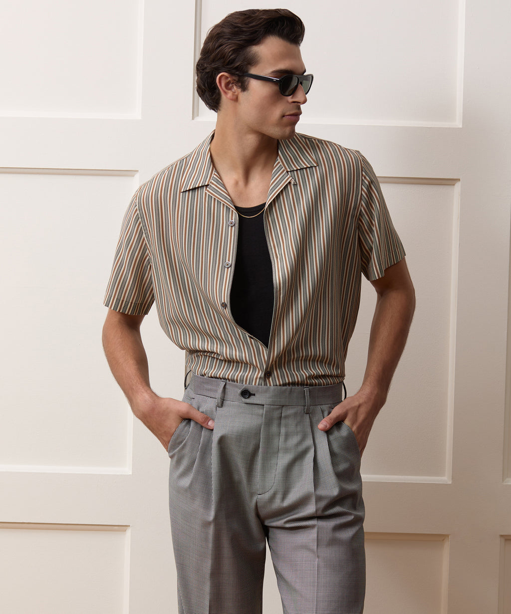 Silk-Cotton Capri Shirt