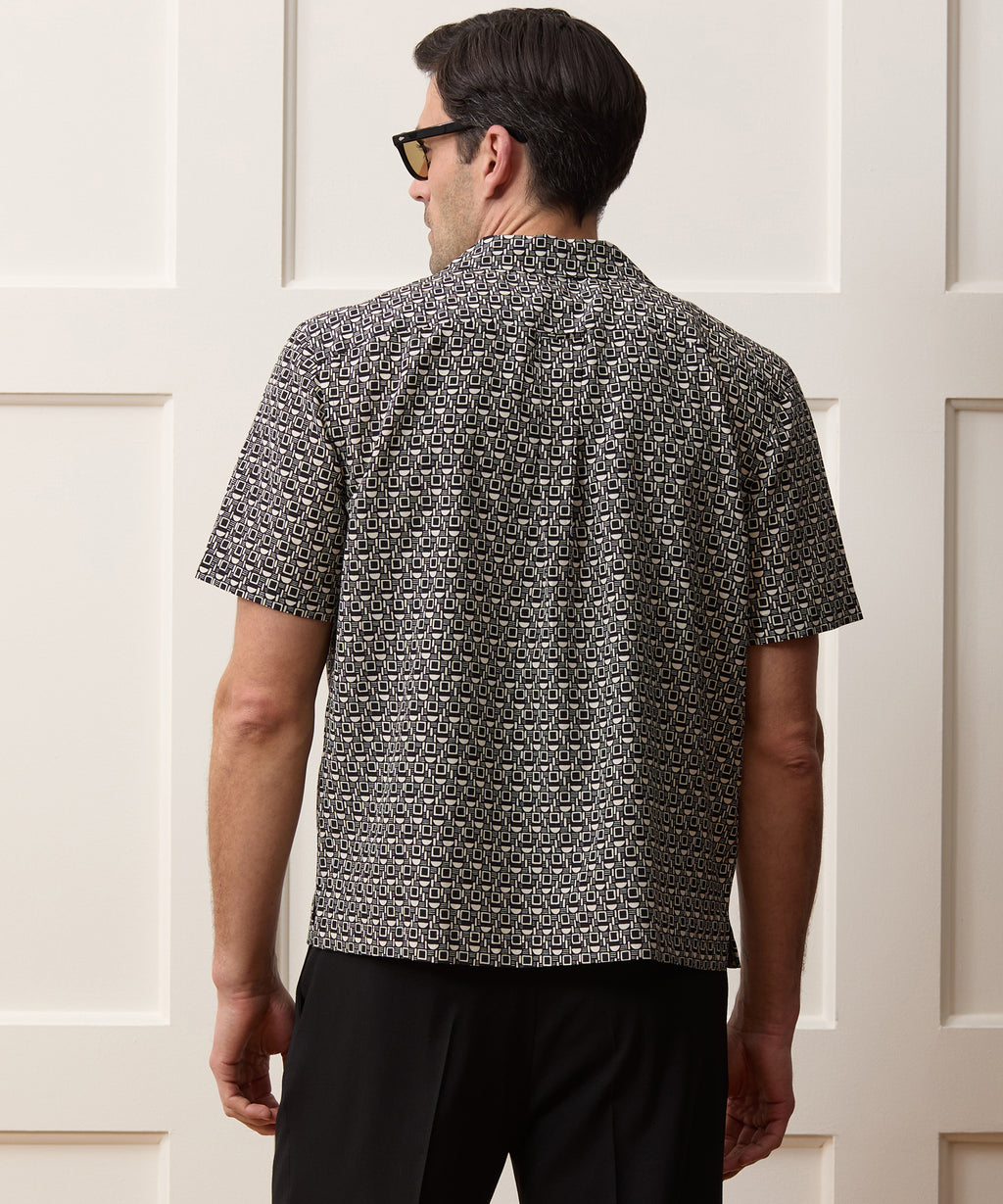 Silk-Cotton Capri Shirt