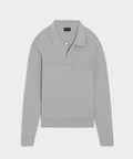 Ribbed Cotton-Cashmere Sweater Polo