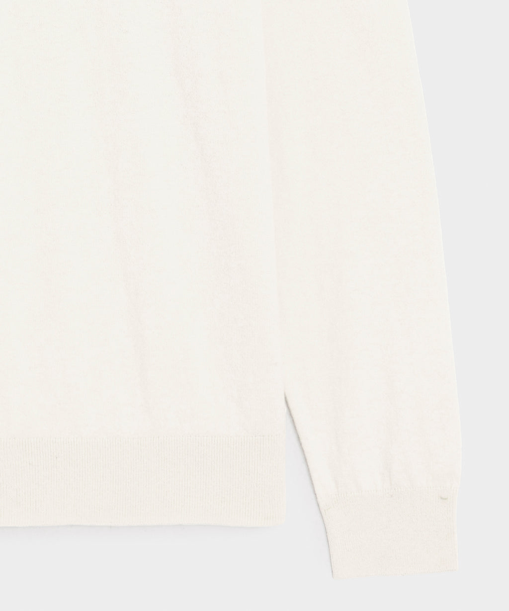 Cotton-Cashmere Crewneck Sweater