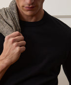 Cotton-Cashmere Crewneck Sweater