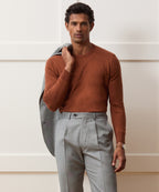 Cotton-Cashmere Crewneck Sweater