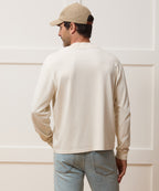Boxy Jersey Mockneck Tee