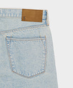 Straight Fit Selvedge Jean in Faded Light Indigo