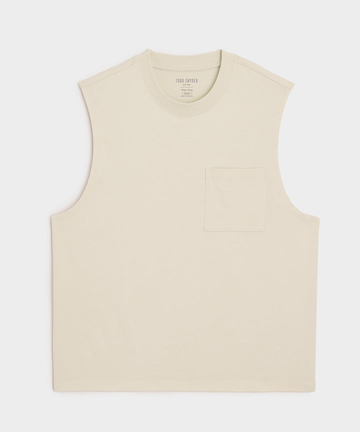 Boxy Jersey Muscle Tank