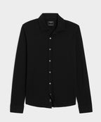 Cotton-Cashmere Pique Dress Shirt