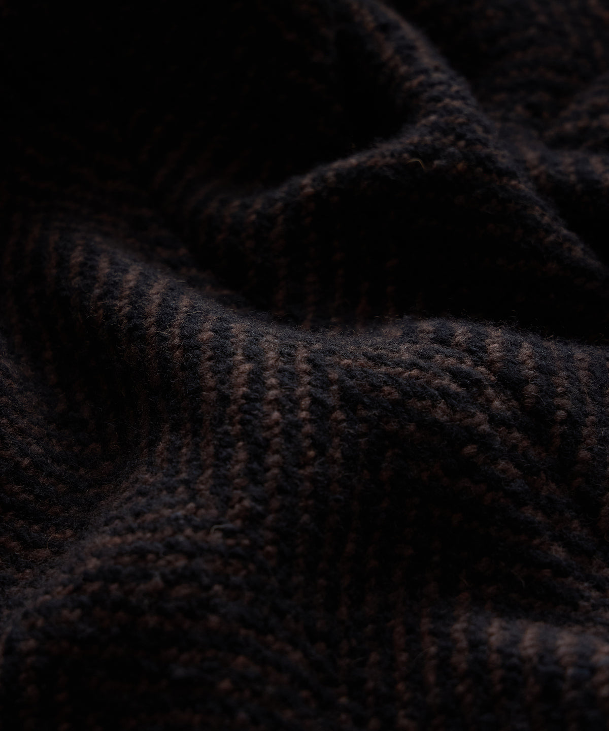 Italian Wool Herringbone Peacoat