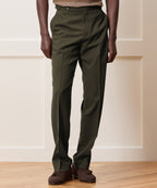 Italian Gabardine Side Tab Trouser