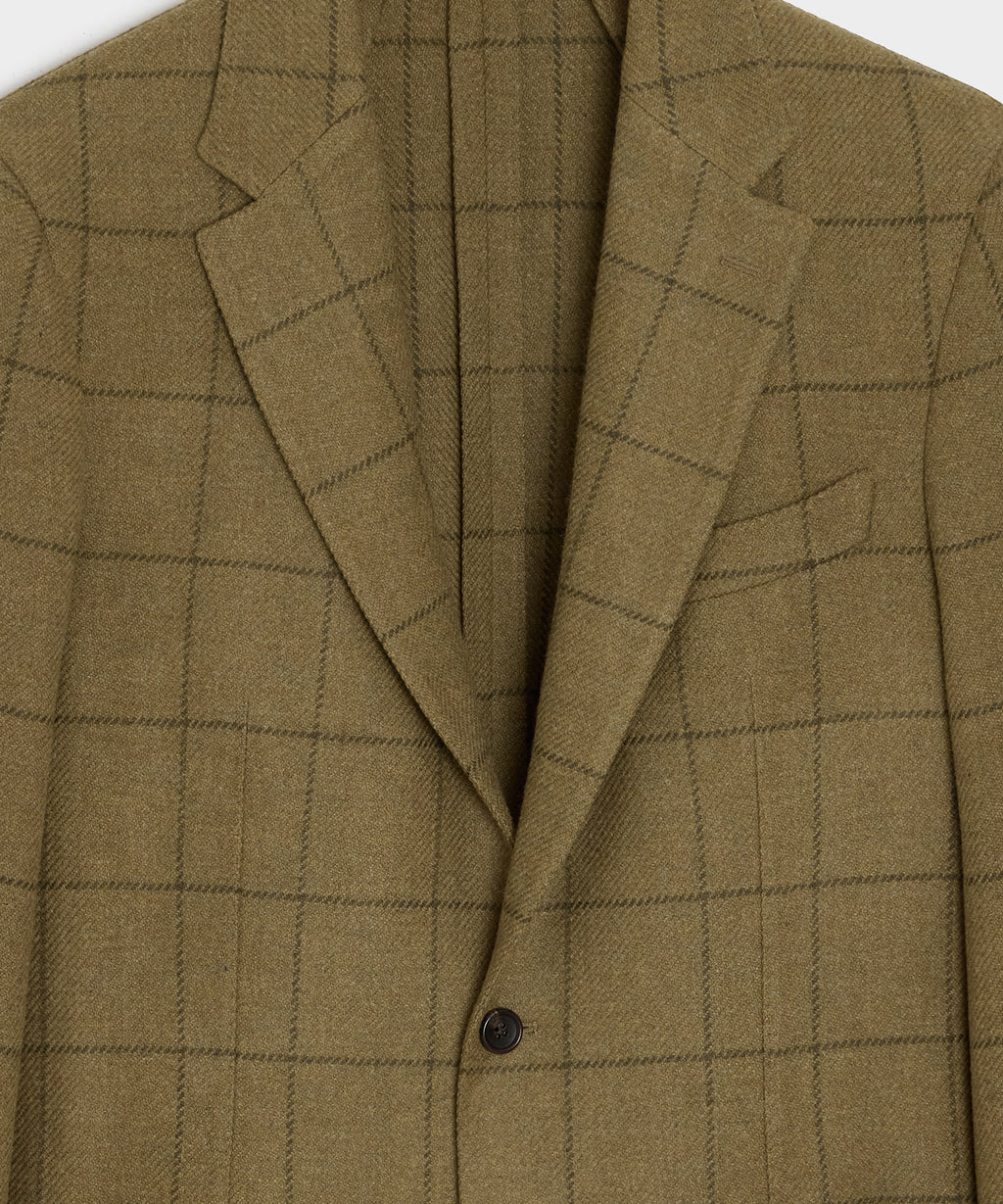 Italian Wool Windowpane Sport Coat