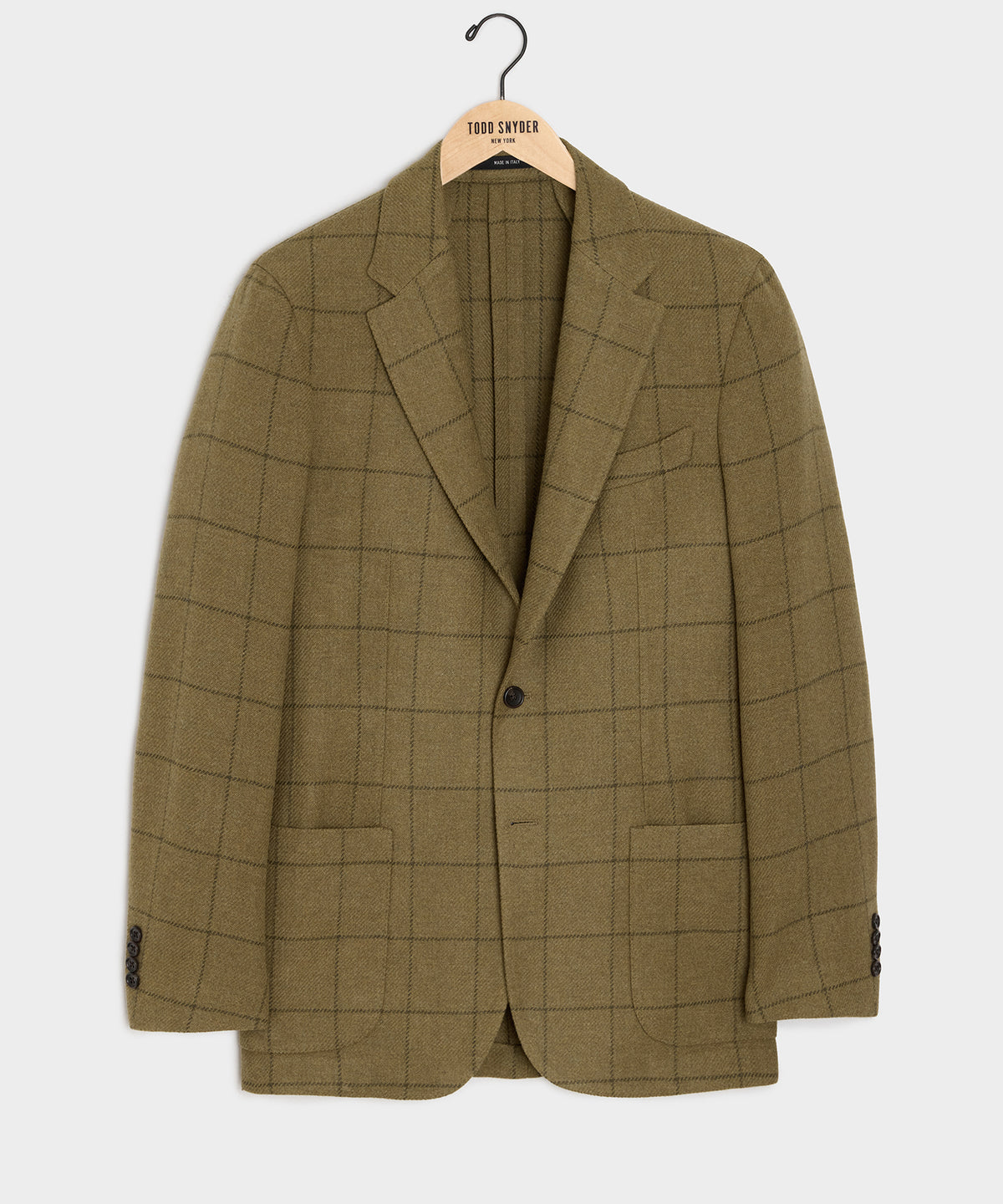 Italian Wool Windowpane Sport Coat