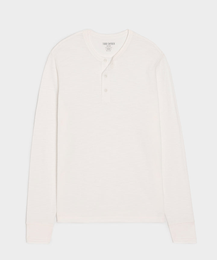 Lightweight Mini Waffle Henley