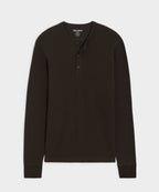 Lightweight Mini Waffle Henley