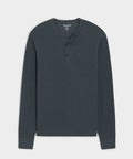 Lightweight Mini Waffle Henley