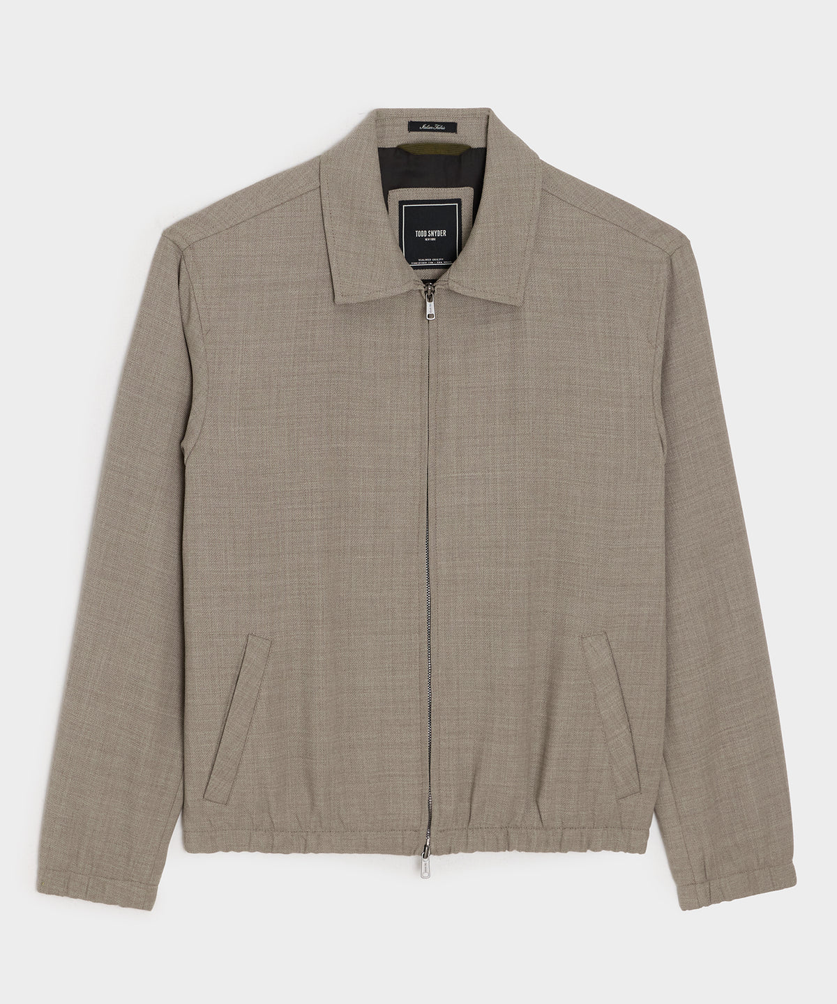 Lightweight Italian Wool Bomber Jacket