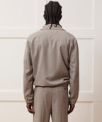 Lightweight Italian Wool Bomber Jacket