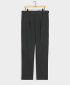 Italian Heathered Cotton Side Tab Trouser