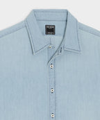 Denim Point Collar Shirt