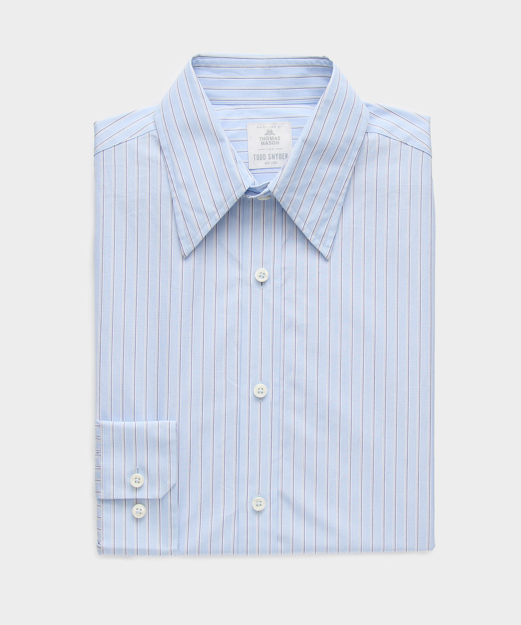Poplin Long Point Collar Dress Shirt