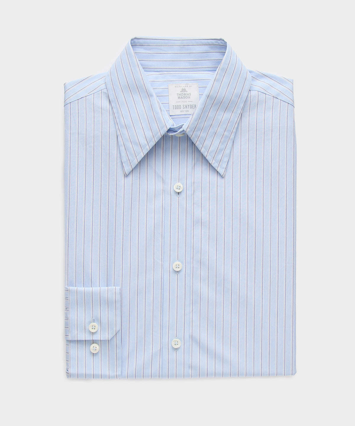 Poplin Long Point Collar Dress Shirt