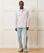 Relaxed Twill CPO Overshirt