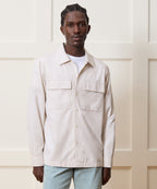 Relaxed Twill CPO Overshirt