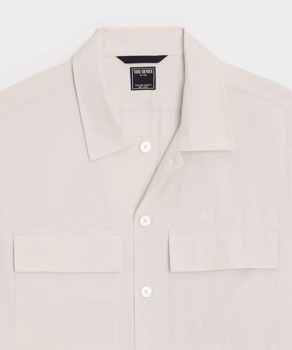 Relaxed Twill CPO Overshirt