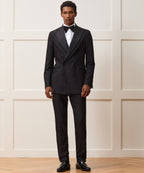 Italian Wool Double-Breasted Tuxedo Jacket