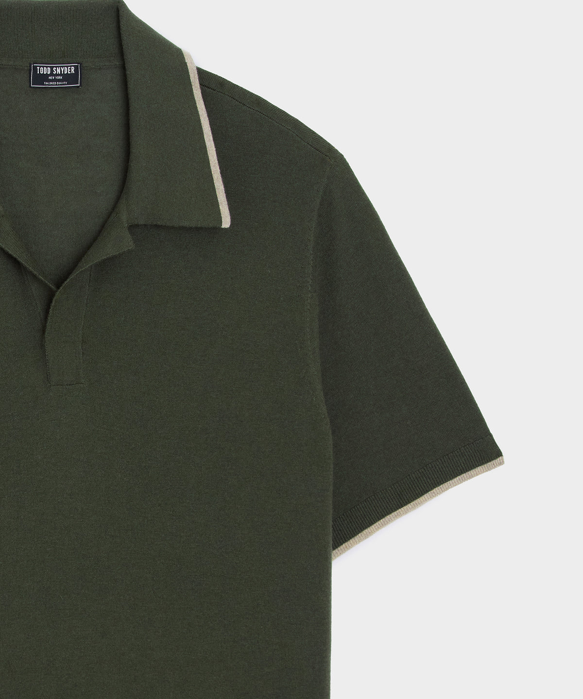 Silk-Cashmere Tipped Montauk Sweater Polo