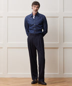 Hamilton + Todd Snyder Chambray Long Point Collar Dress Shirt