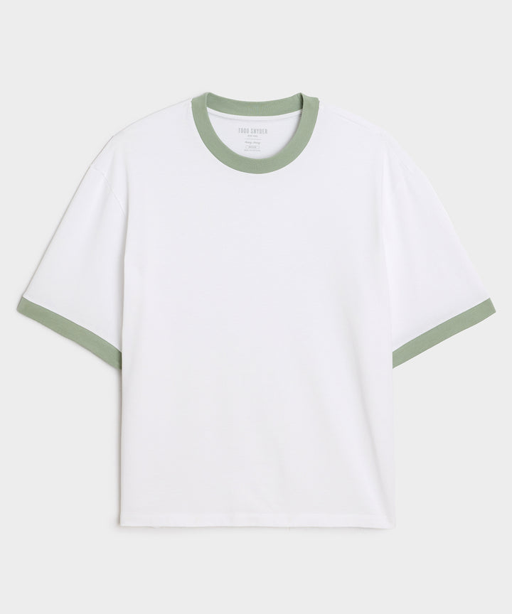 Boxy Jersey Ringer Tee