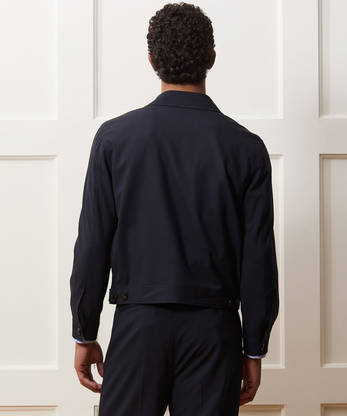 Tropical Wool Eisenhower Jacket