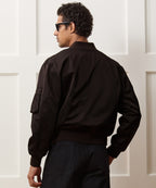 Satin Flight Jacket