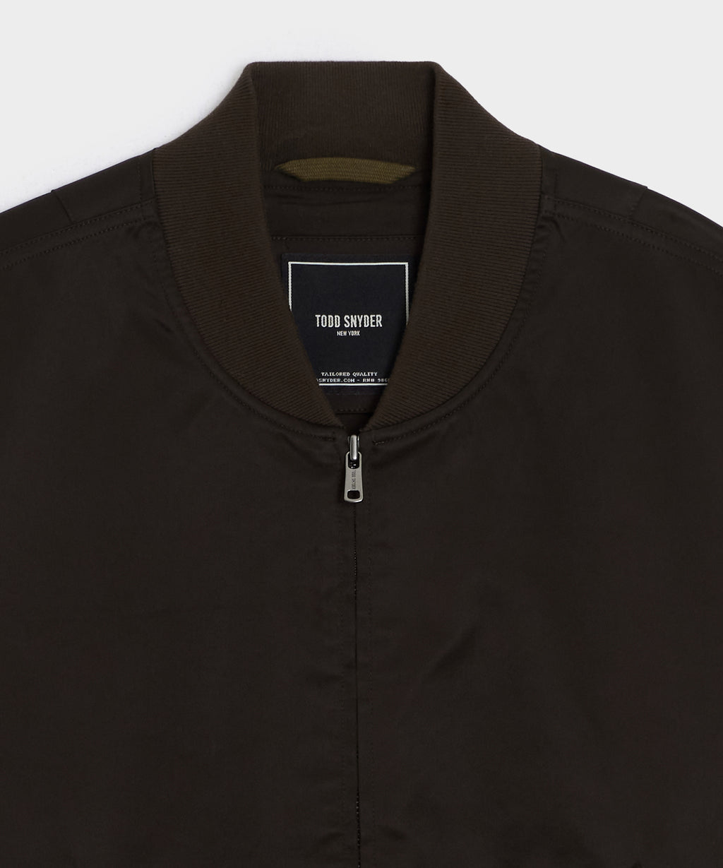 Satin Flight Jacket
