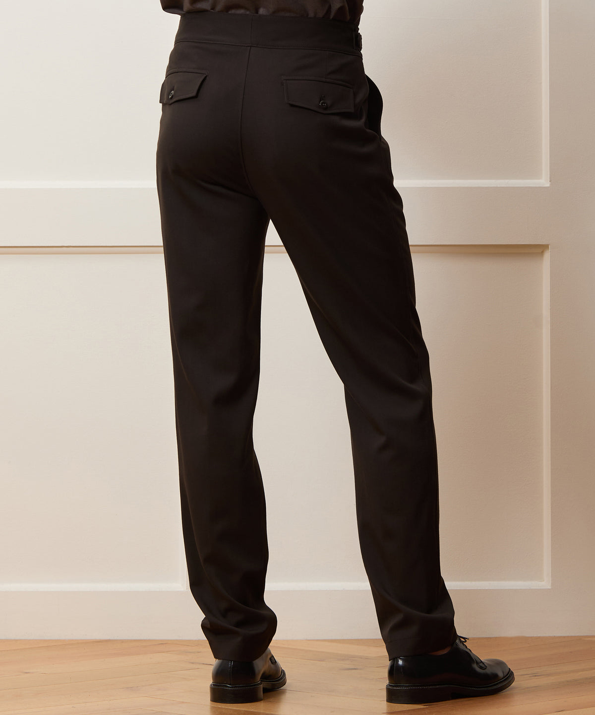 Italian Gabardine Single Belt Gurkha Trouser