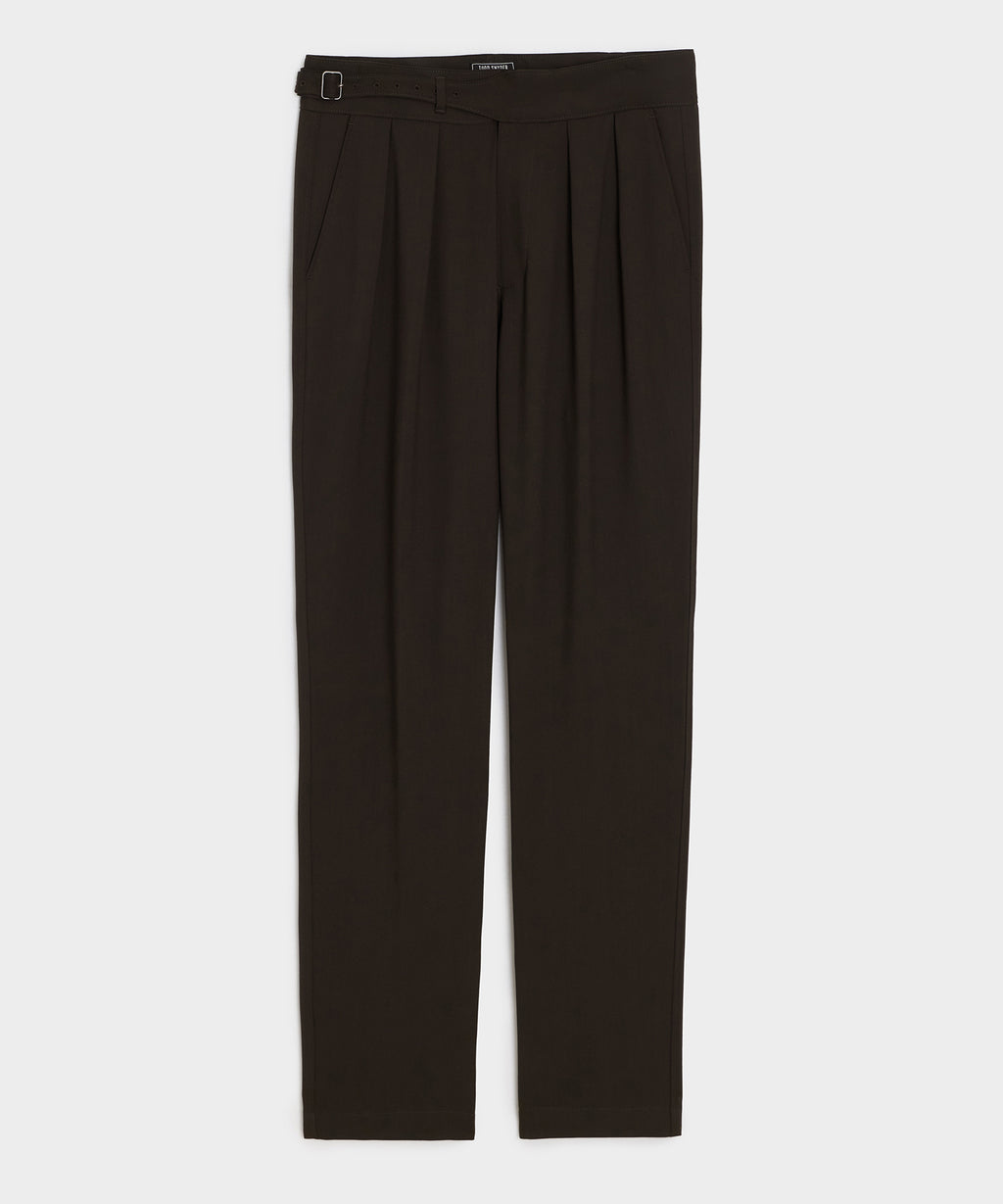 Italian Gabardine Single Belt Gurkha Trouser