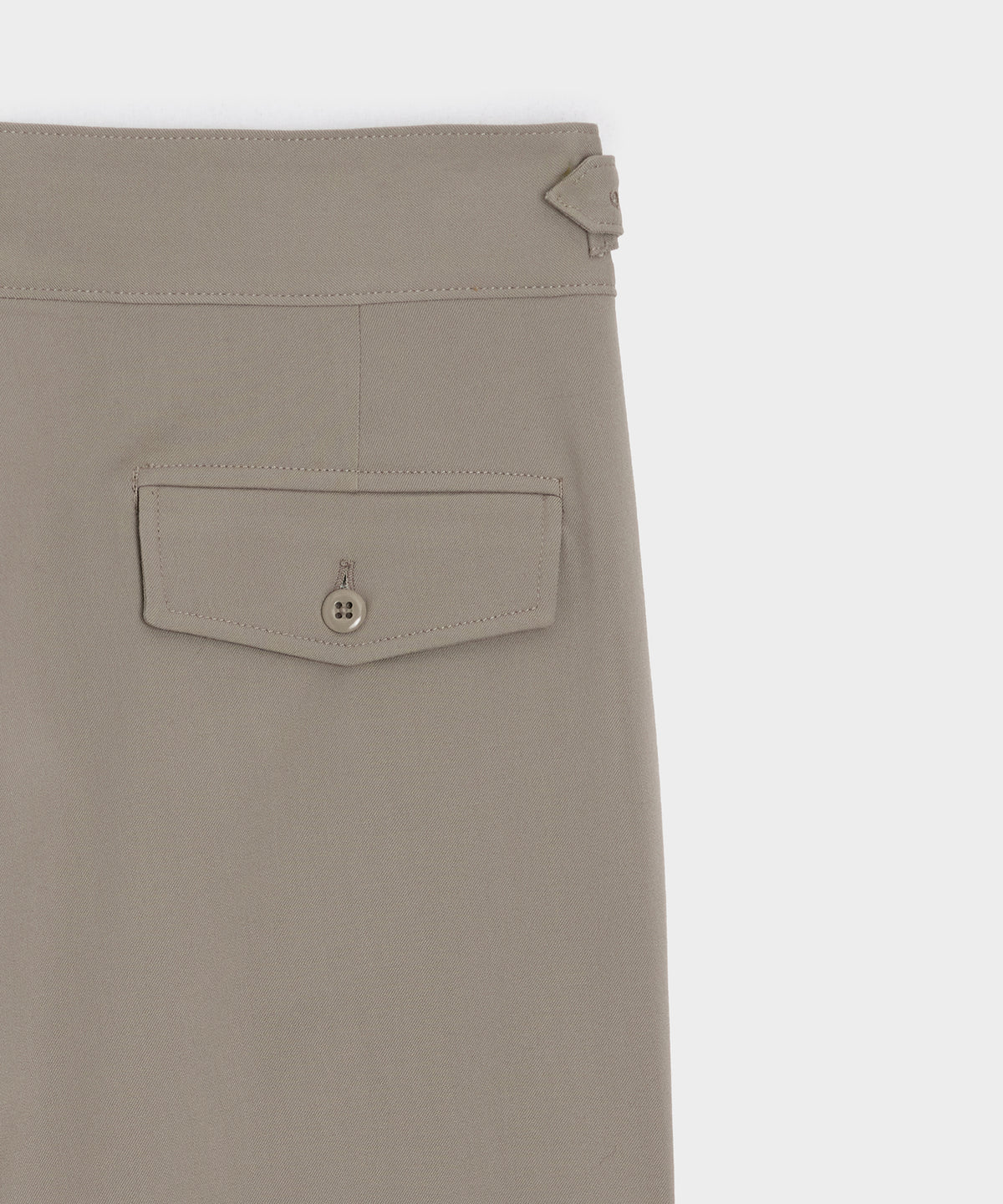 Italian Gabardine Single Belt Gurkha Trouser