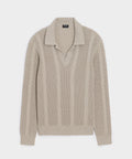Beechwood Cable Knit Sweater Polo