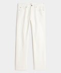 Straight Fit Japanese Selvedge Stretch Jean in White