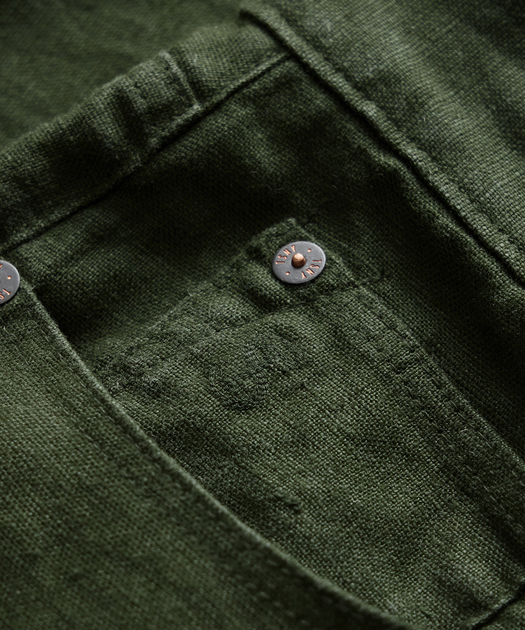 Slim 5-Pocket Linen Pant