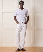 Slim 5-Pocket Linen Pant
